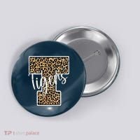 Tigers Leopard Mascot Button thumb 0