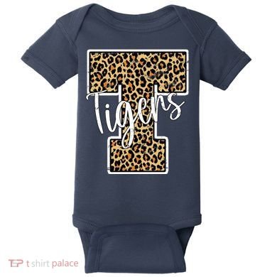 Tigers Leopard Mascot Baby Bodysuit