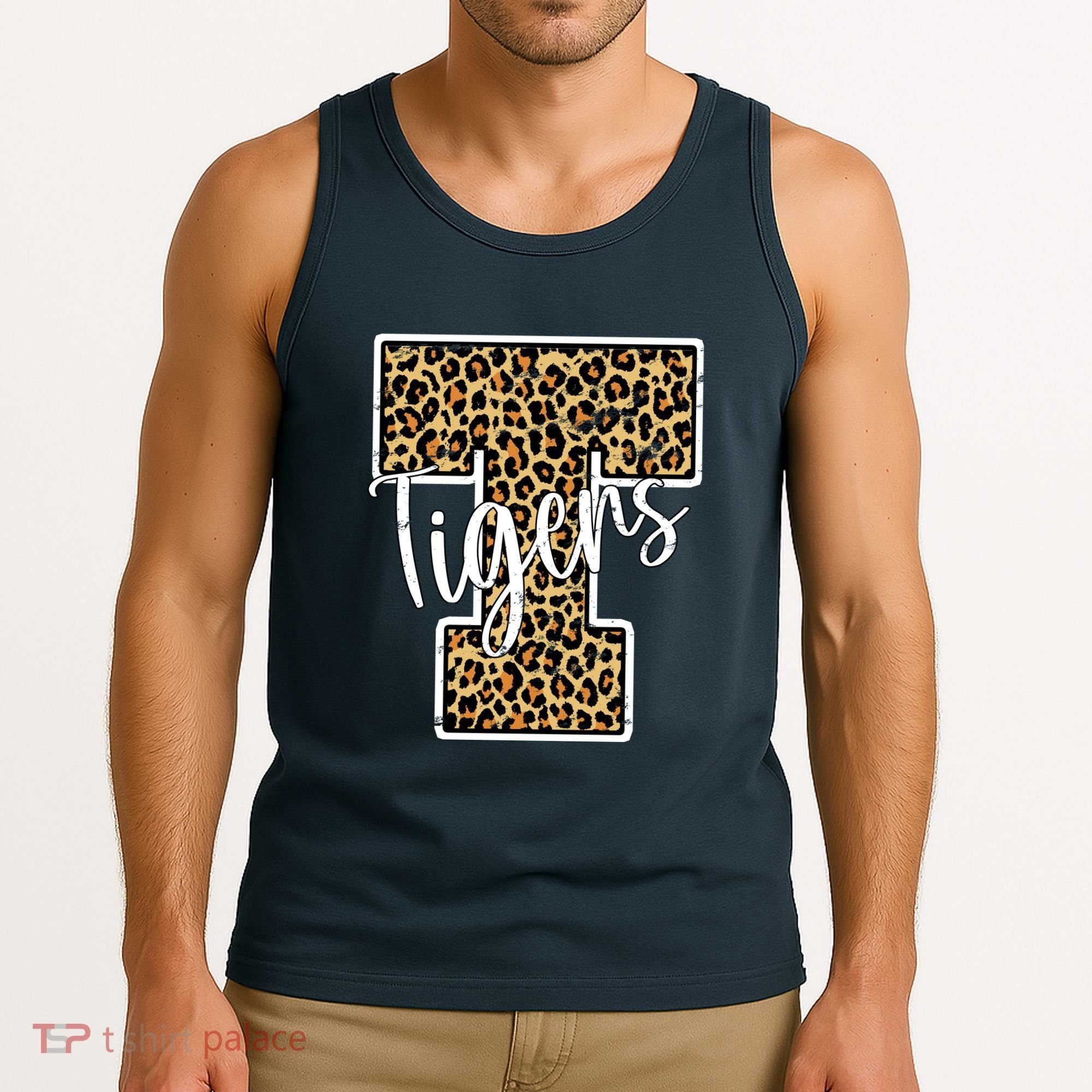 Tigers Leopard Mascot Tank Top