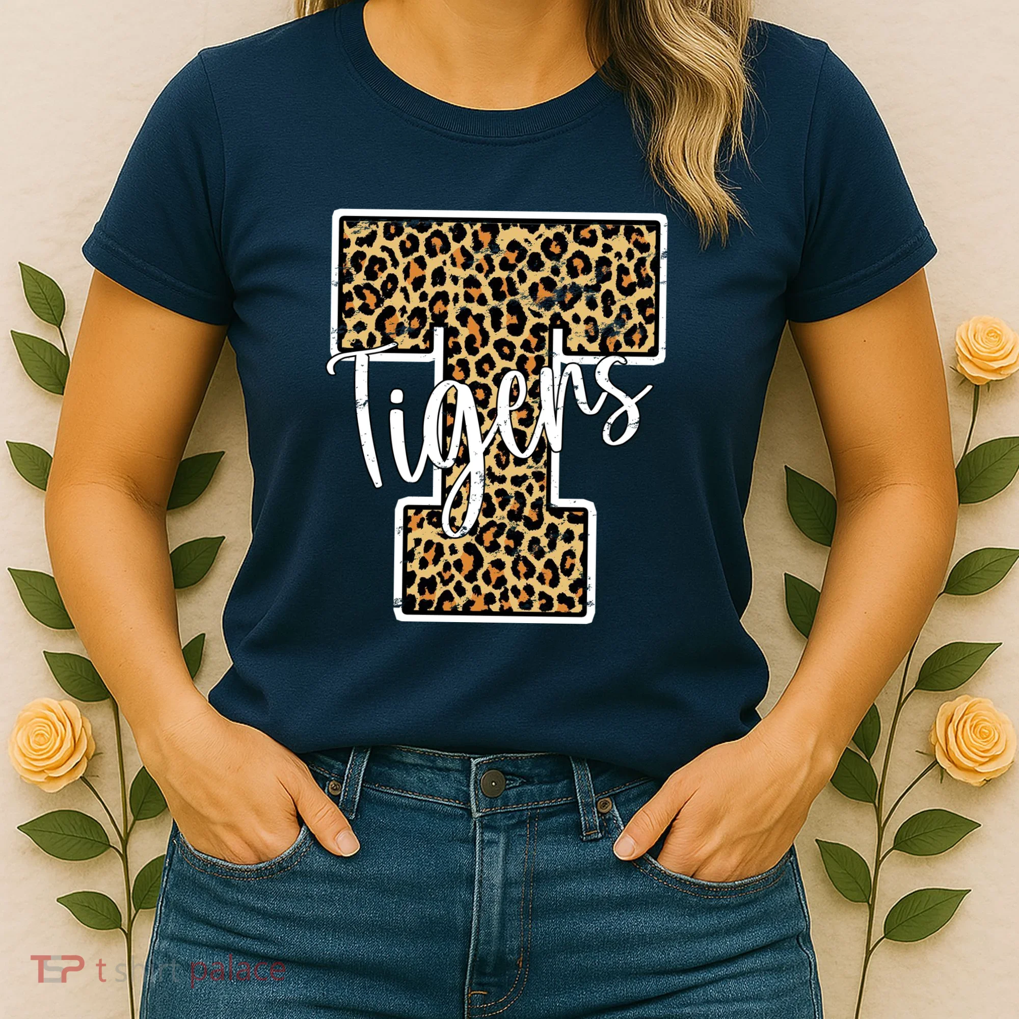 Tigers Leopard Mascot Women's T-Shirt