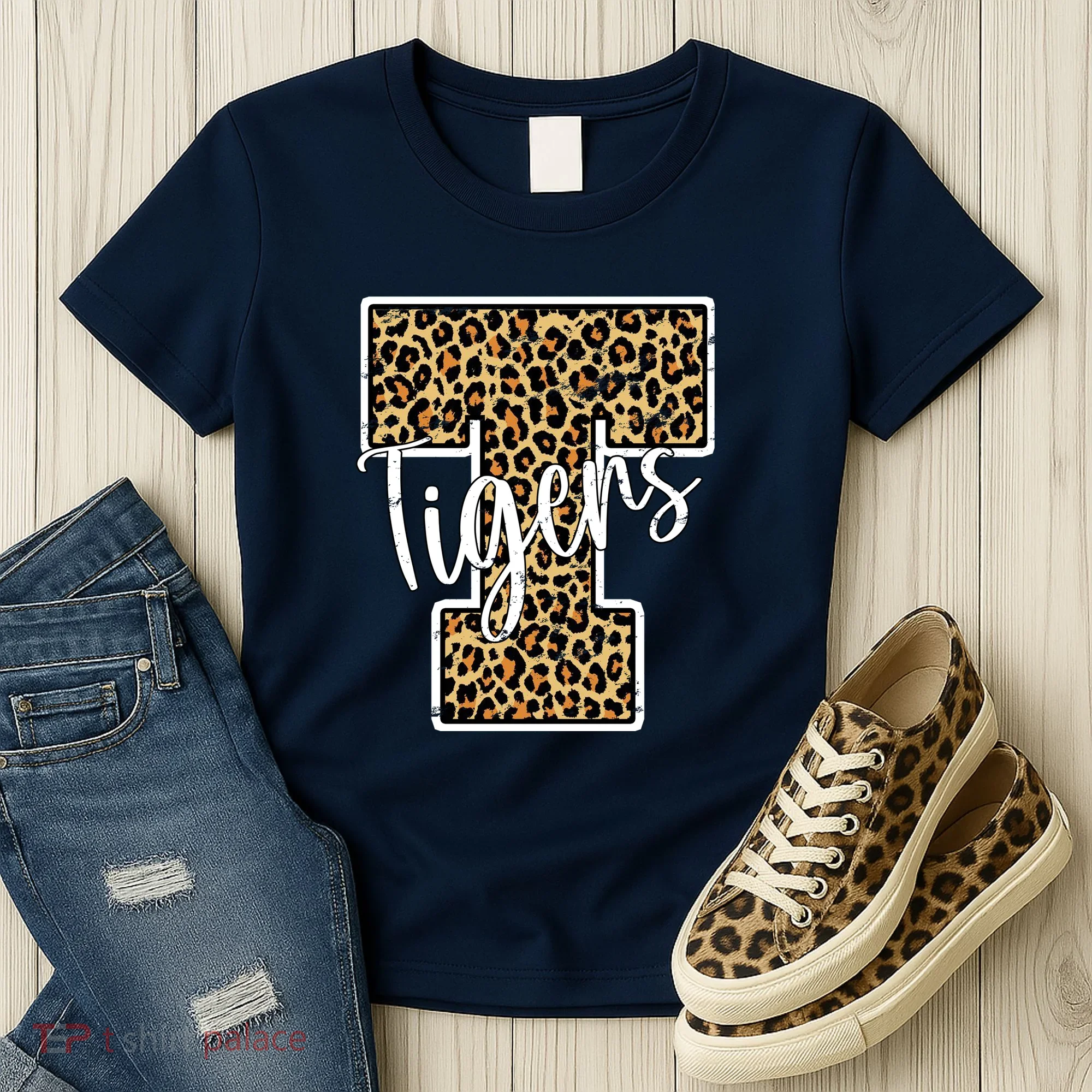 Tigers Leopard Mascot Women's T-Shirt
