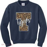 Tigers Leopard Mascot Kids Sweatshirt thumb 0