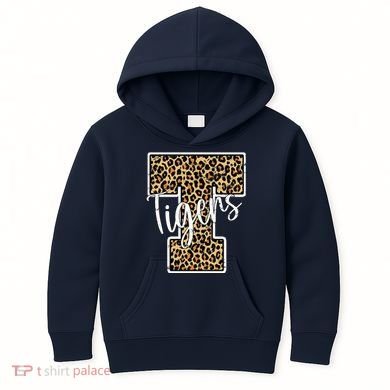 Tigers Leopard Mascot Kids Hoodie