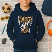 Tigers Leopard Mascot Kids Hoodie thumb 2