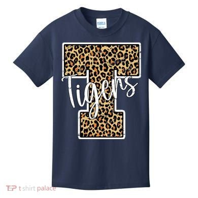 Tigers Leopard Mascot Kids T-Shirt