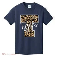 Tigers Leopard Mascot Kids T-Shirt thumb 0