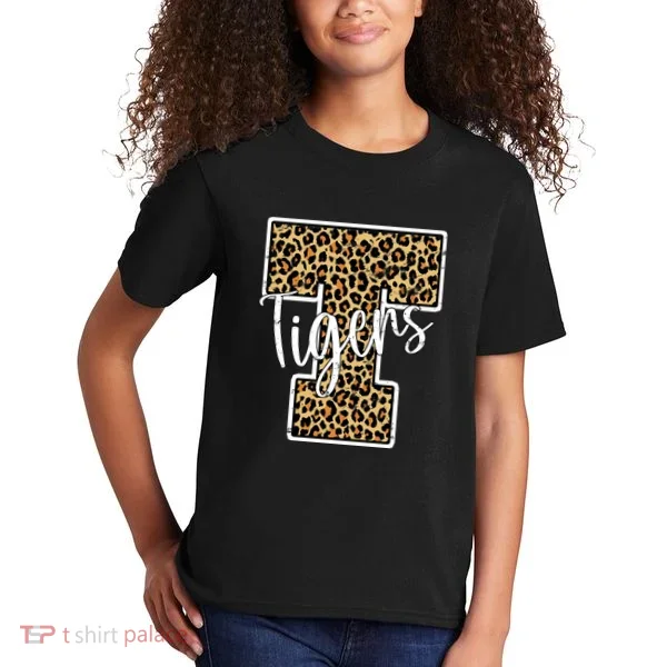 Tigers Leopard Mascot Kids T-Shirt