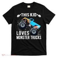 This Loves Monster Trucks Boys And Girls Gift T-Shirt thumb 0