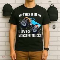 This Loves Monster Trucks Boys And Girls Gift T-Shirt thumb 6