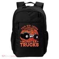 This Loves Monster Trucks Cute Gift Backpack thumb 0