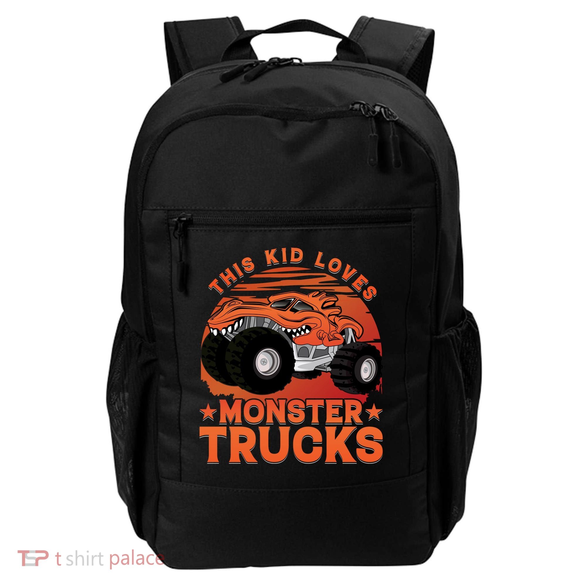 This Loves Monster Trucks Cute Gift Backpack