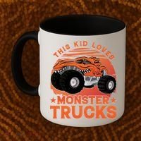 This Loves Monster Trucks Cute Gift Coffee Mug thumb 2