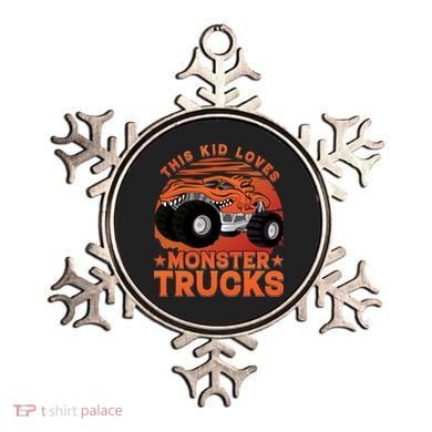 This Loves Monster Trucks Cute Gift Ornament