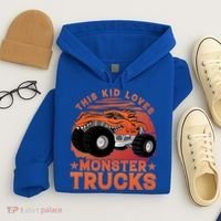 This Loves Monster Trucks Cute Gift Hoodie thumb 4