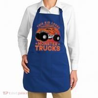 This Loves Monster Trucks Cute Gift Apron thumb 2