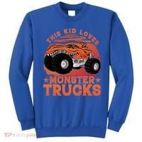 This Loves Monster Trucks Cute Gift Sweatshirt thumb 0