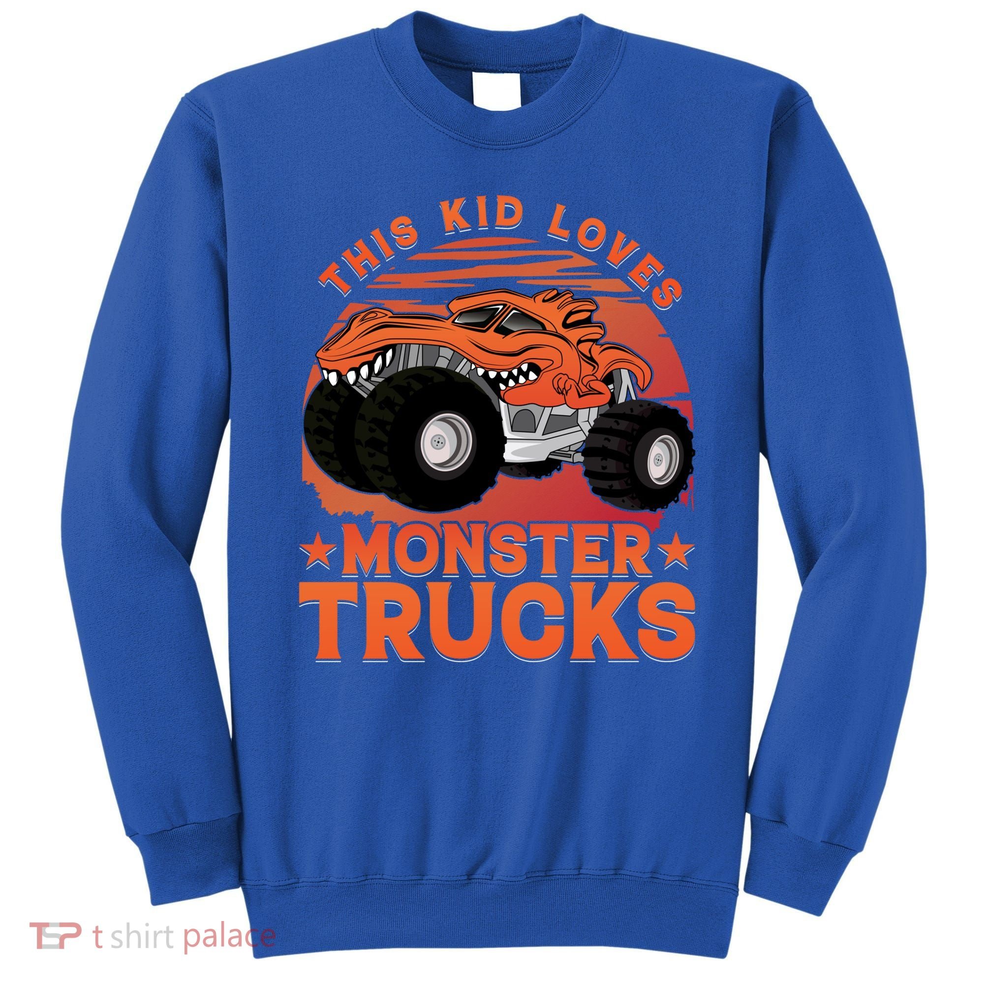 This Loves Monster Trucks Cute Gift Sweatshirt