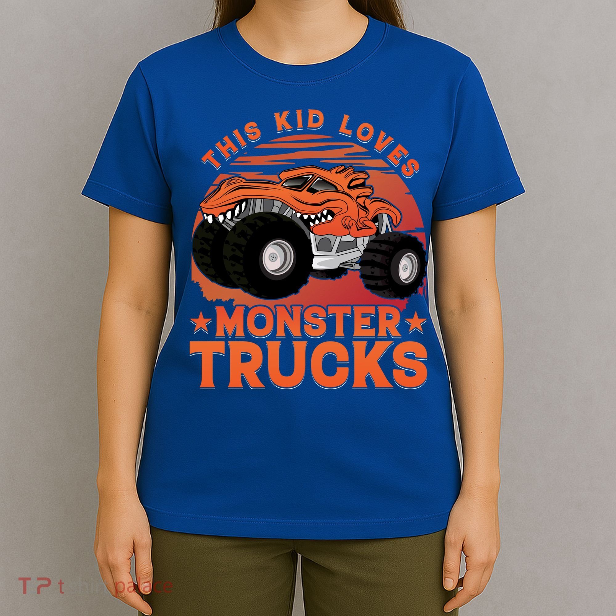This Loves Monster Trucks Cute Gift T-Shirt