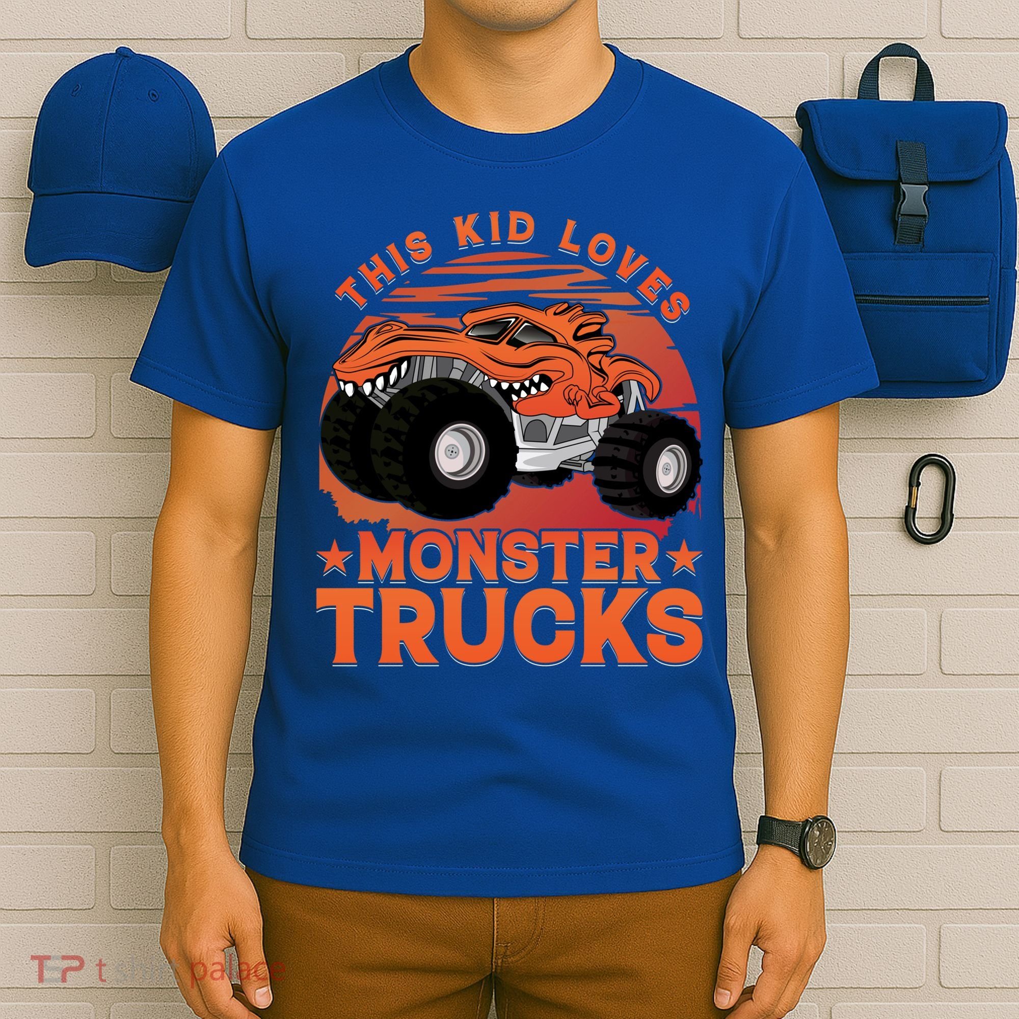 This Loves Monster Trucks Cute Gift T-Shirt