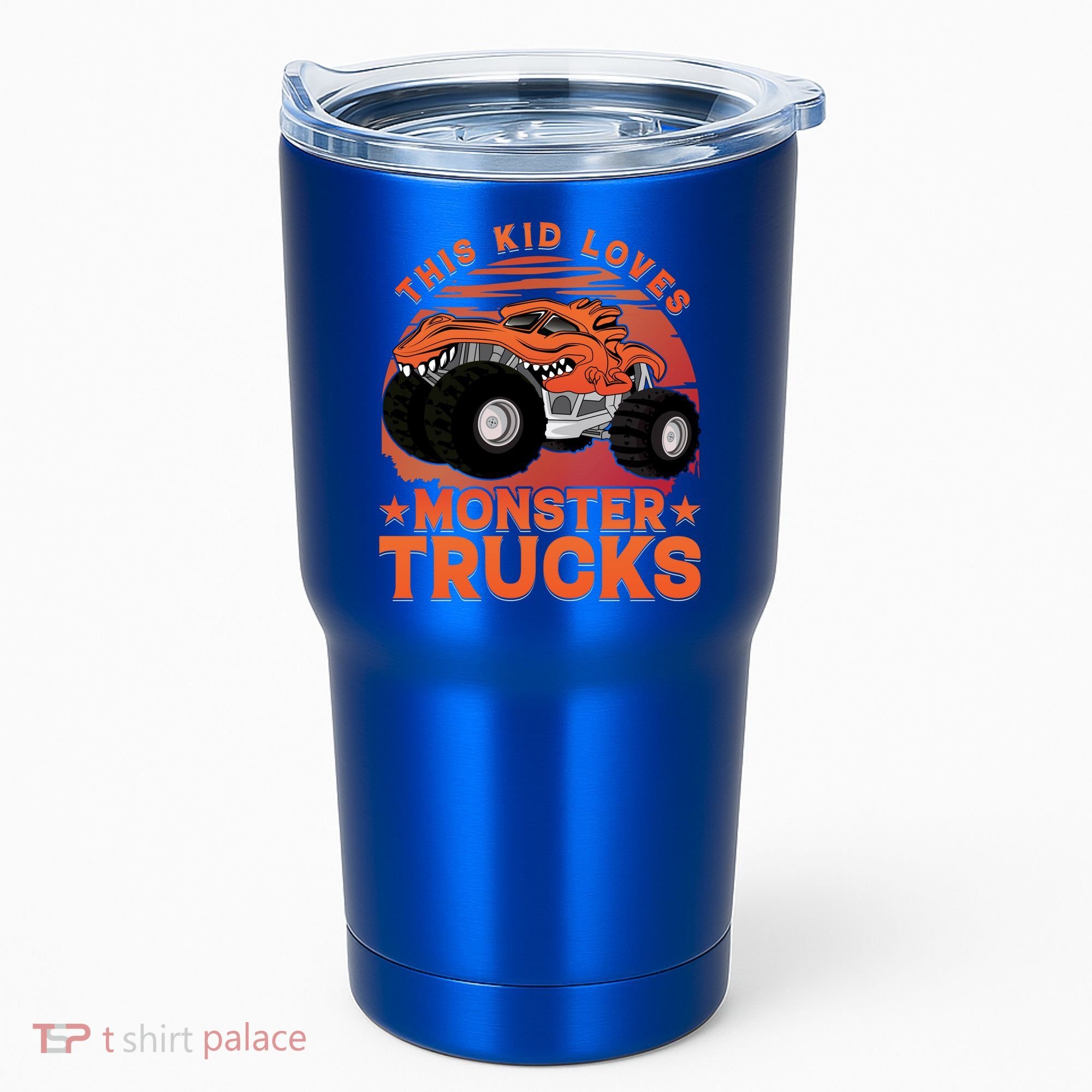 This Loves Monster Trucks Cute Gift Tumbler
