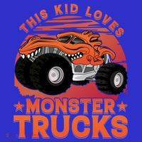 This Loves Monster Trucks Cute Gift Mousepad thumb 1