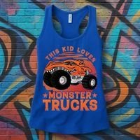 This Loves Monster Trucks Cute Gift Women's Tank Top thumb 3