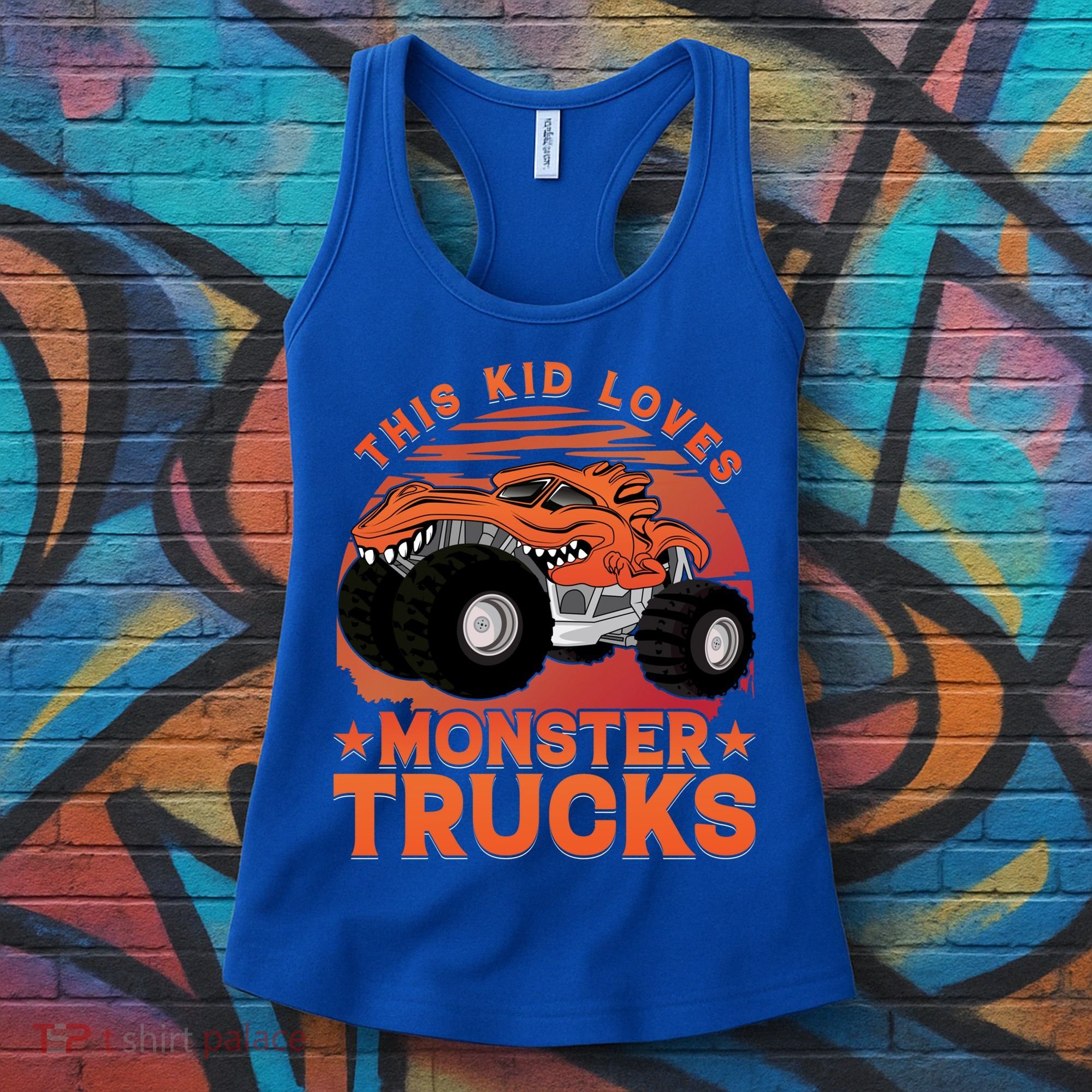 This Loves Monster Trucks Cute Gift Women's Tank Top