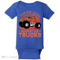 This Loves Monster Trucks Cute Gift Baby Bodysuit thumb 0