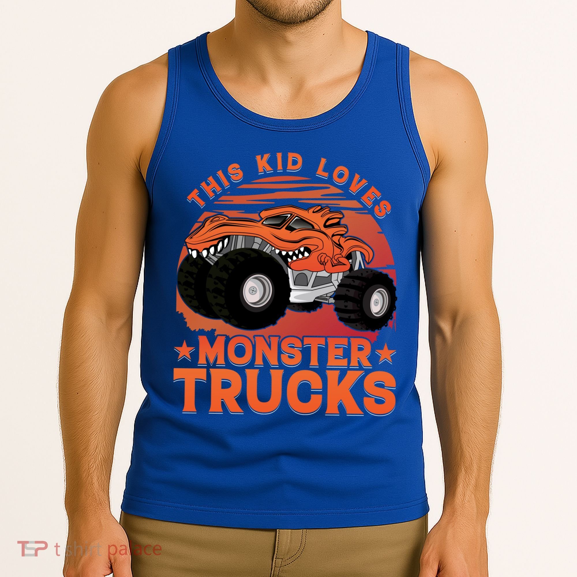 This Loves Monster Trucks Cute Gift Tank Top