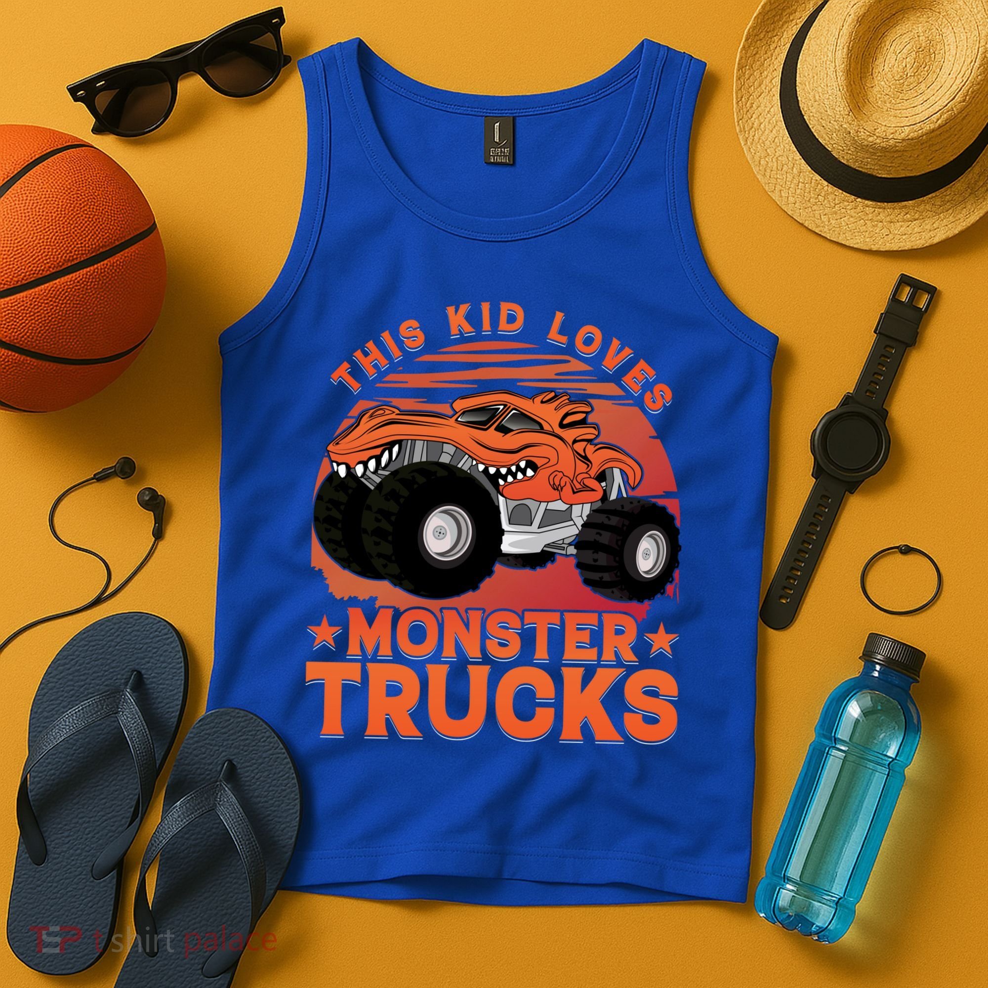This Loves Monster Trucks Cute Gift Tank Top