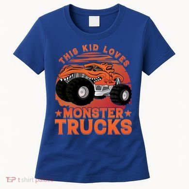 This Loves Monster Trucks Cute Gift Women's T-Shirt