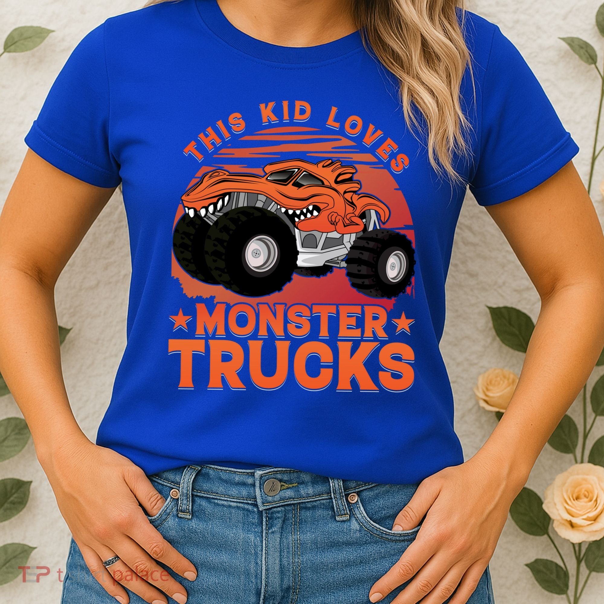 This Loves Monster Trucks Cute Gift Women's T-Shirt