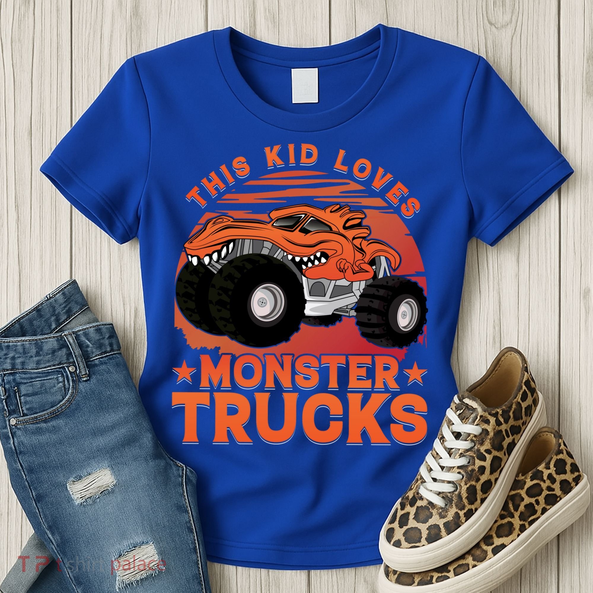 This Loves Monster Trucks Cute Gift Women's T-Shirt