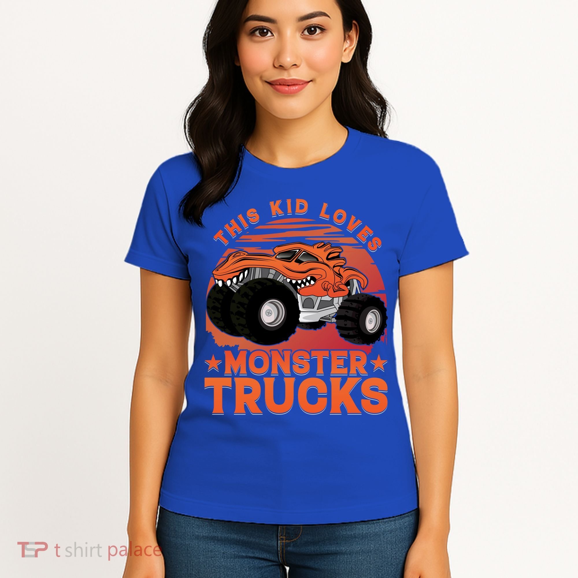 This Loves Monster Trucks Cute Gift Women's T-Shirt