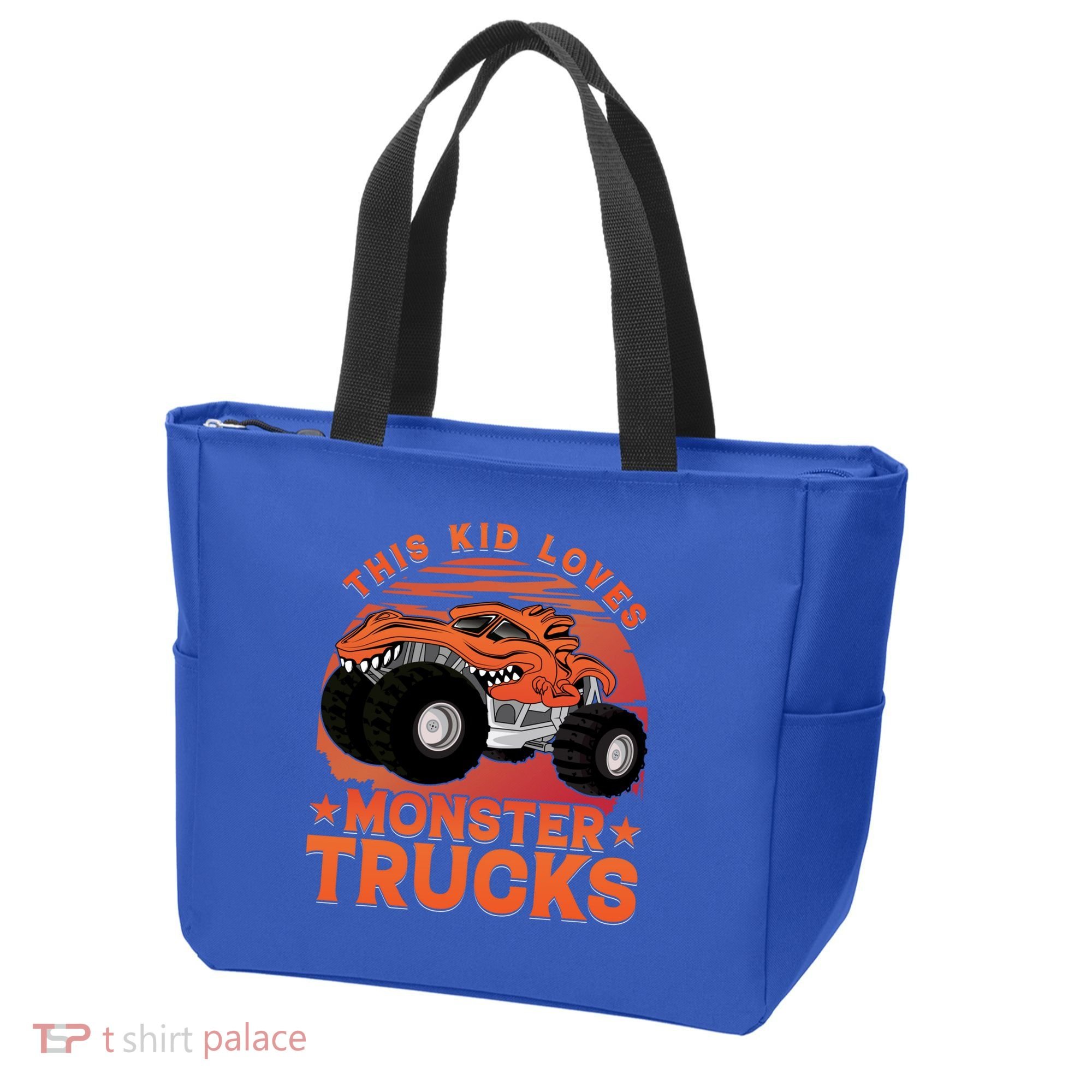 This Loves Monster Trucks Cute Gift Tote Bag