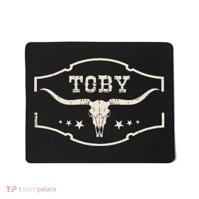 Toby Last Name Personalized Vintage Team Toby Mousepad