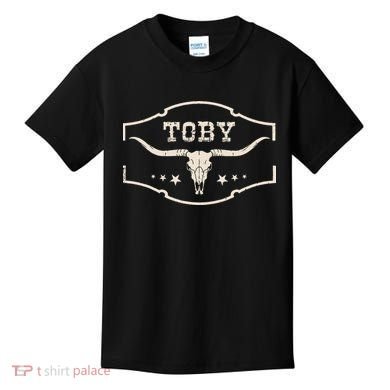 Toby Last Name Personalized Vintage Team Toby Kids T-Shirt
