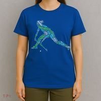 The Love Of Field Hockey Vintage Hockey Player T-Shirt thumb 4