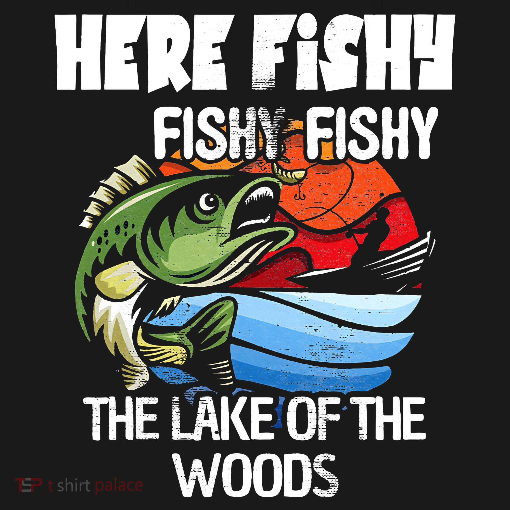 the lake of the woods Funny Fishing T-Shirt