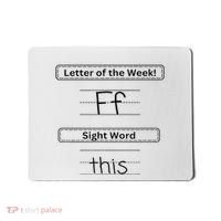 The Letter Of The Week F Sight Word This Mousepad thumb 0