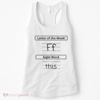 The Letter Of The Week F Sight Word This Women's Tank Top thumb 0