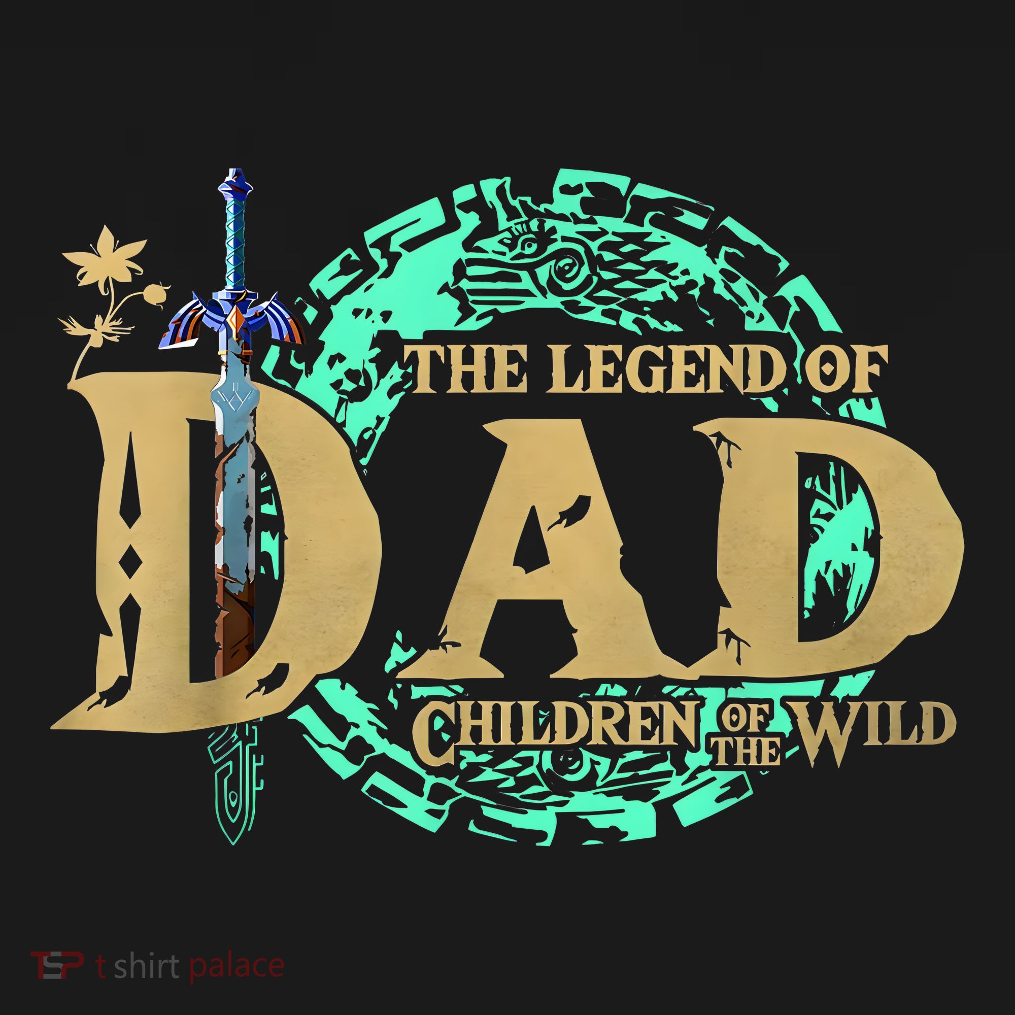 The Legend Of Dad Children Of The Wild Fathers Day T-Shirt