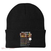 The Laws Of Physical Therapy – Physical Therapist Beanie thumb 0