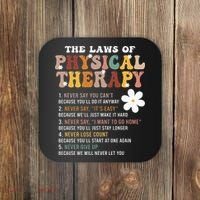 The Laws Of Physical Therapy – Physical Therapist Coaster thumb 0