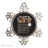 The Laws Of Physical Therapy – Physical Therapist Ornament thumb 0