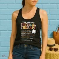 The Laws Of Physical Therapy – Physical Therapist Women's Tank Top thumb 2