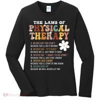 The Laws Of Physical Therapy – Physical Therapist Women's Long Sleeve Shirt thumb 0