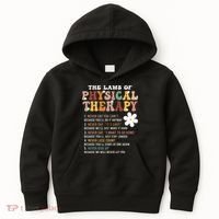 The Laws Of Physical Therapy – Physical Therapist Kids Hoodie thumb 0