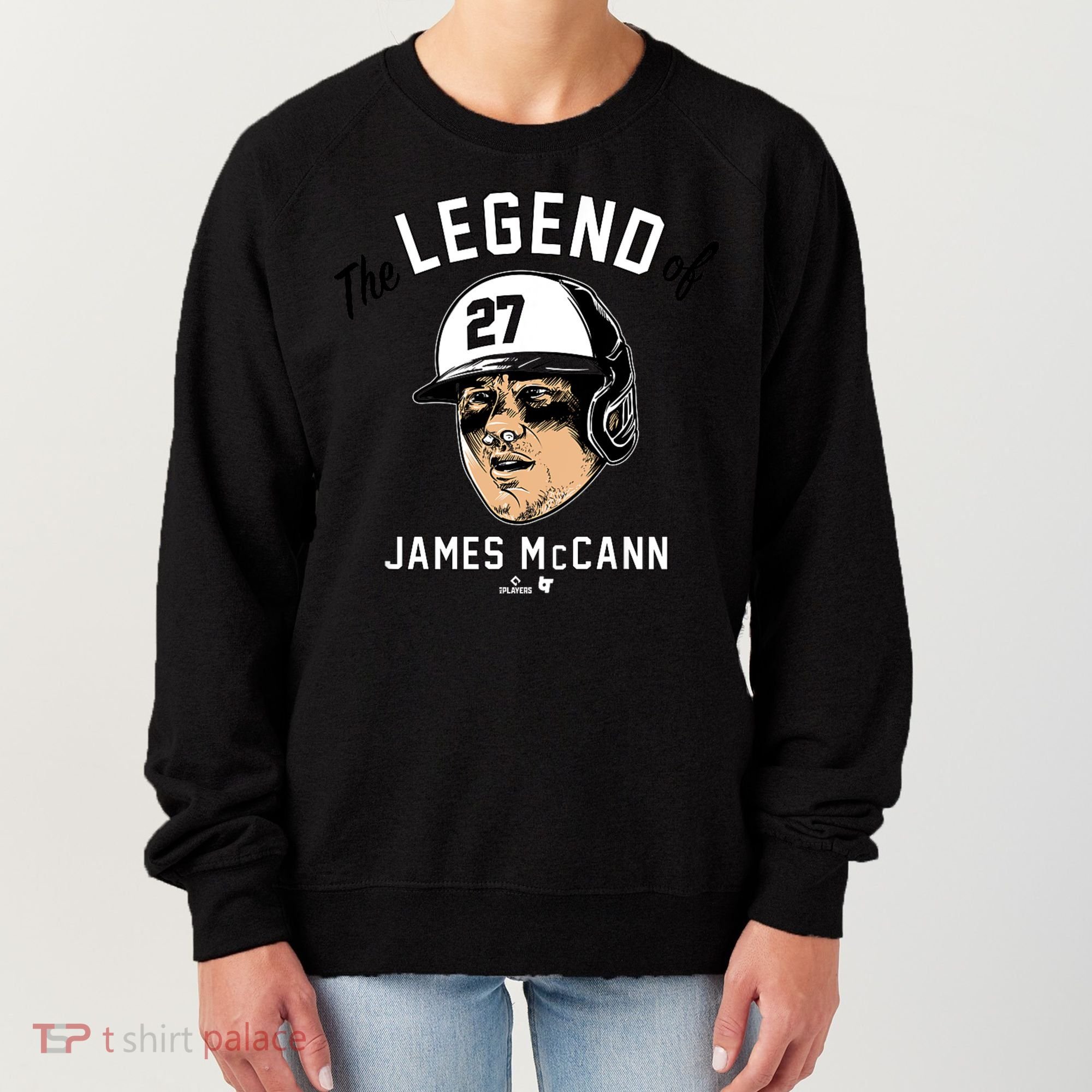 The Legend Of James Mccann Baltimore Baseball Women's Sweatshirt