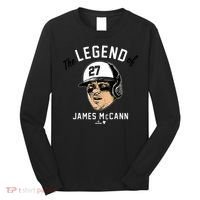 The Legend Of James Mccann Baltimore Baseball Long Sleeve Shirt thumb 0